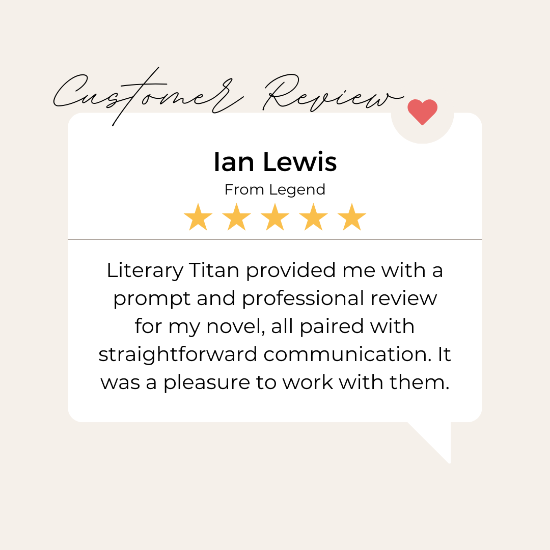 Literary Titan Customer Review
